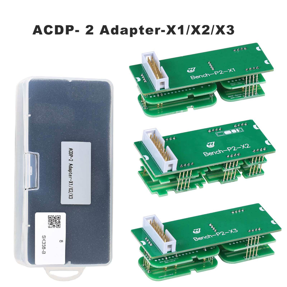 Yanhua BMW DME ACDP-2 Adapter X1 X2 X3 Interface Board Set (BMW-Bench-P2-X1/X2/X3) for BMW DME ISN Reading, Writing and ECU Cloning