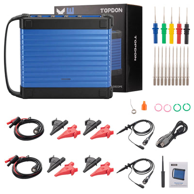TOPDON Phoenix Scope 4 Channel Oscilloscope with Accessories Works with Phoenix Tools