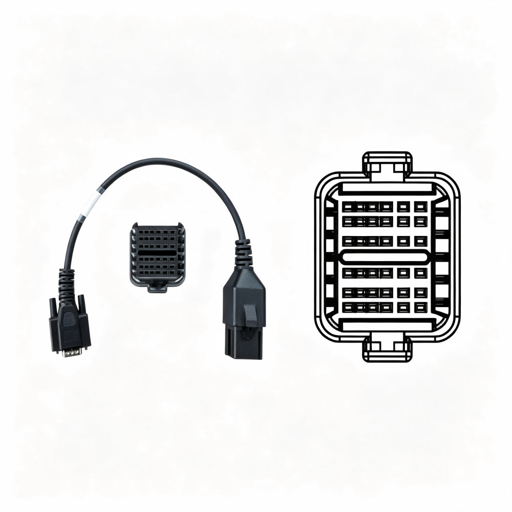 Cavo OBDSTAR HD009 (MD1CE100 36P, HDB15) utilizzato con ECU Master