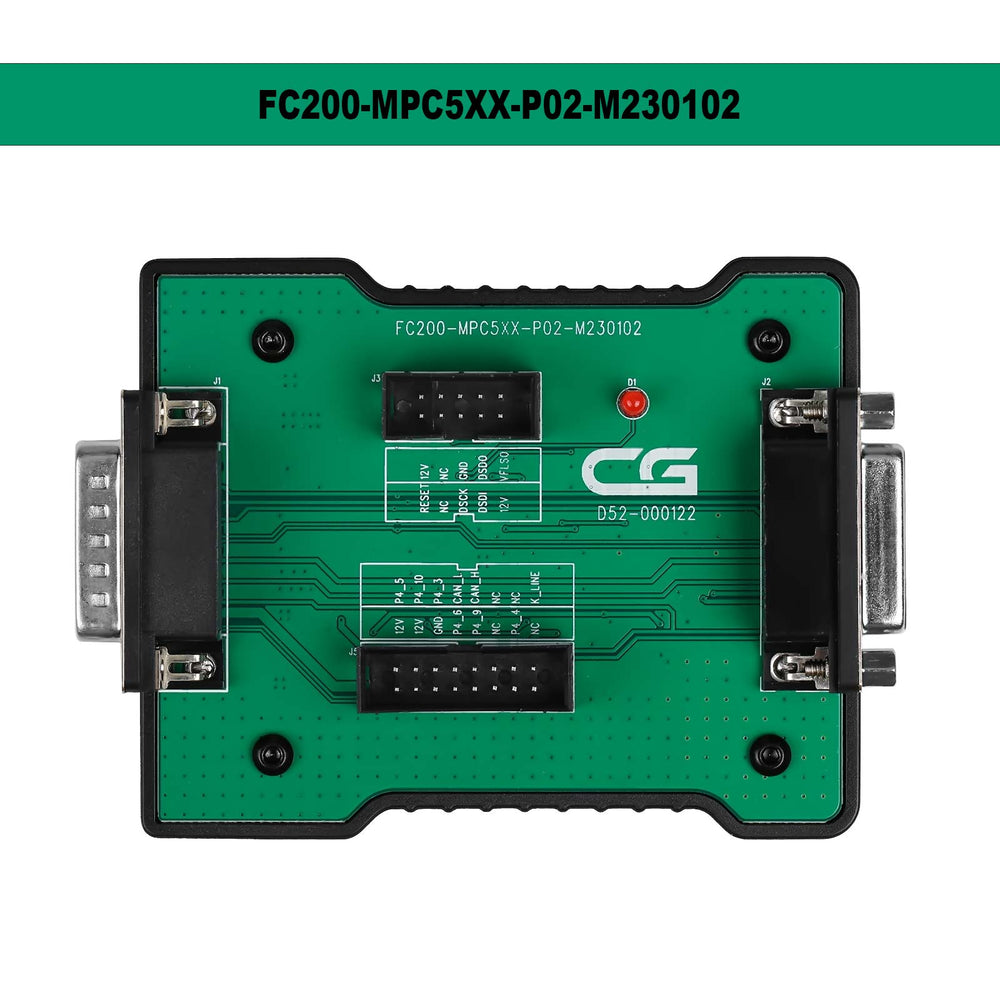 CG FC200 MPC5XX Adapter FC200-MPC5XX-P02-M230102 für BOSCH MPC5xx, Lesen/Schreiben von Daten auf dem Prüfstand, unterstützt EDC16/ME9.0/MED9.1/MED9.5