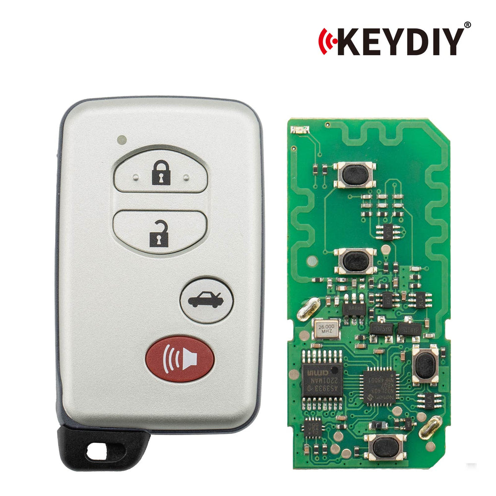 KEYDIY TIB03-4(Silver Gray) 4 Buttons Smart Key