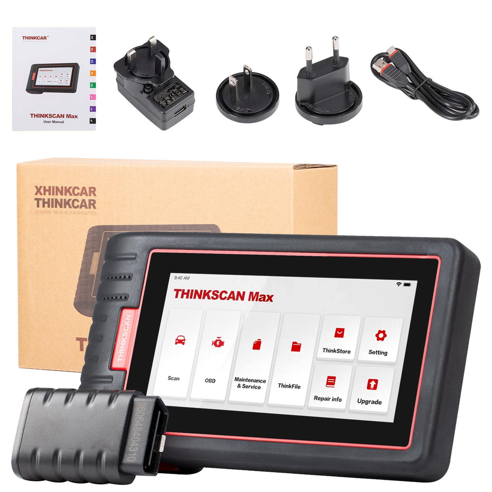 ThinkCar ThinkScan MAX All System Car Diagnostic Scan Tool OBD2 Scanner with 28 Maintenance Functions