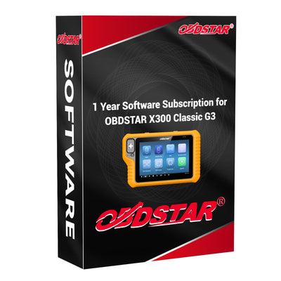 OBDSTAR X300 Classic G3 Basic Version One Year Update Service