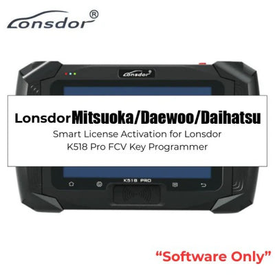 Daewoo License Activation for Lonsdor K518 Pro FCV Version Key Programmer