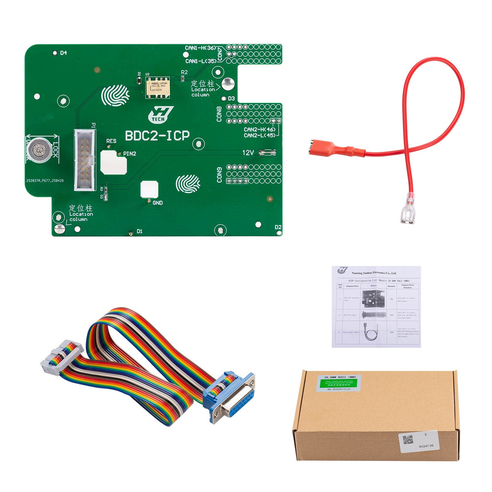 Yanhua ACDP-2 Module 38 with BMW BDC2 Key Learning Bench Platform for BMW G Series BDC2 Key Programming, Add Key and All Keys Lost, Includes Free BDC3 BCP Board