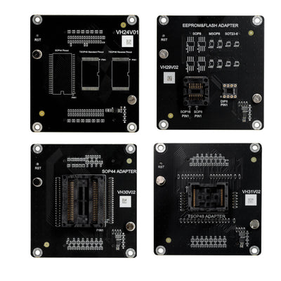Xhorse Multi-Prog Programmer Adapters XDMP04GL VH24 SOP44/TSOP48, XDMP05GL VH29 EEPROM/FLASH, XDMP06GL VH30 SOP44, XDMP07GL VH31 TSOP48