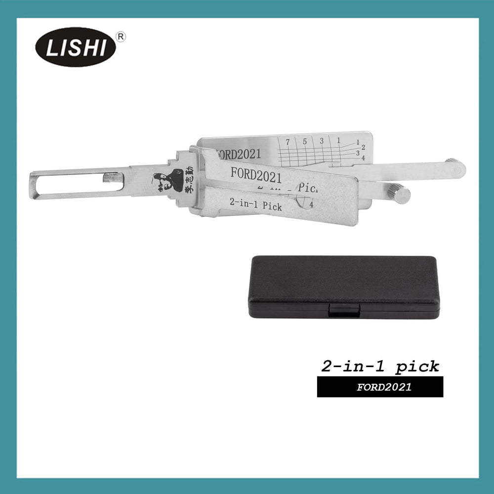LISHI FORD2021 End Milling Tool 2-in-1 Decoder and Pick for Ford Transit 2021+