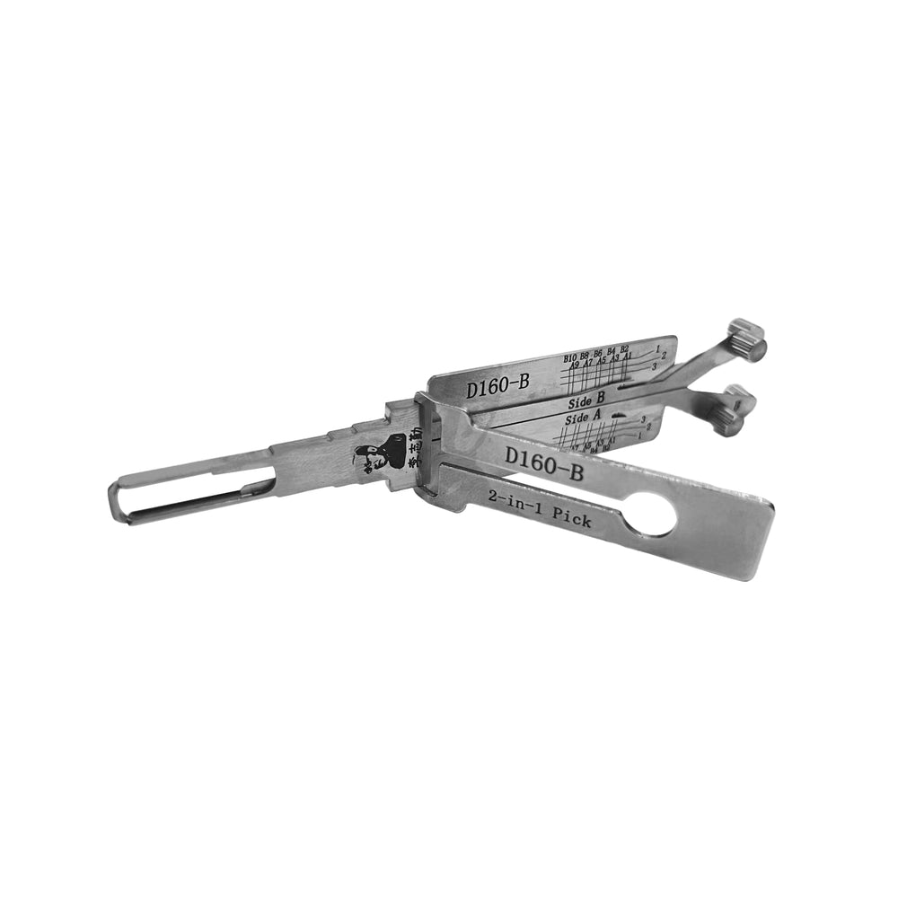 LISHI D160-B Internal Milling 2‑in‑1 Pick & Decoder for E-bike / Electric Scooter