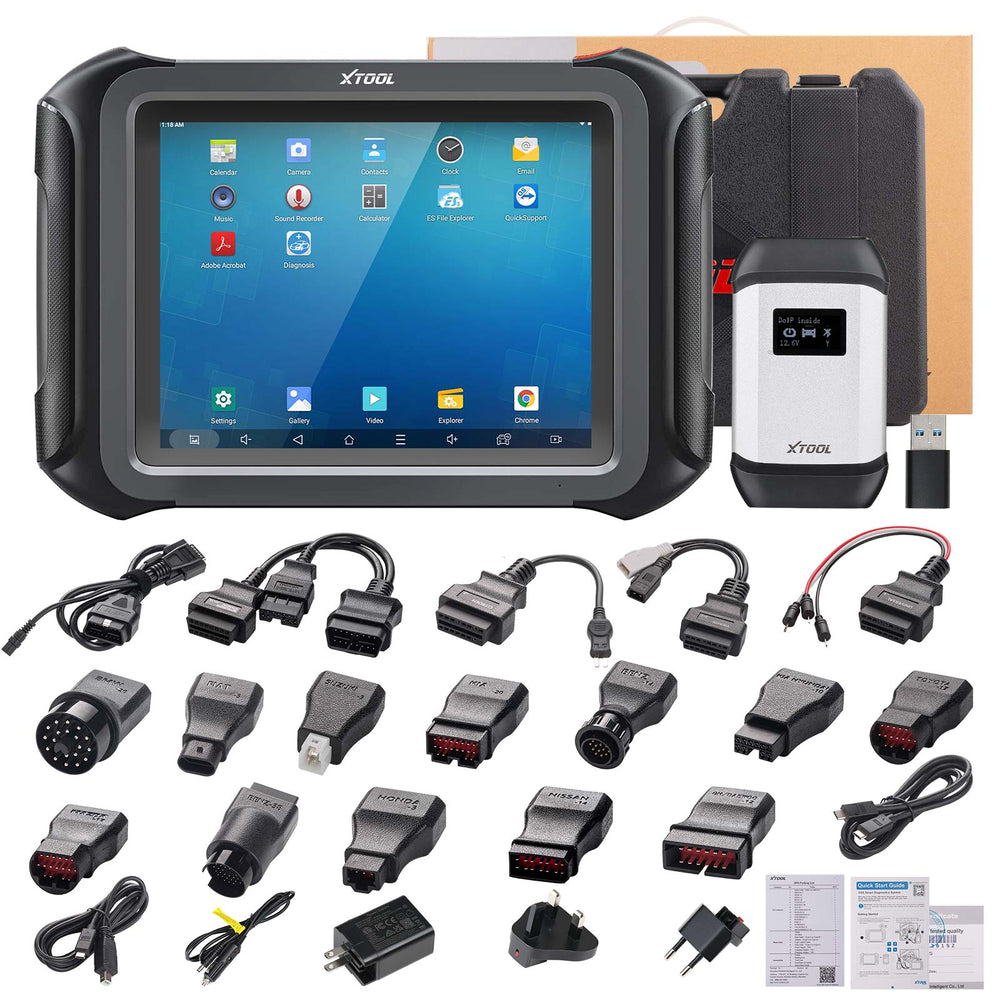 XTOOL D9S Smart Diagnostic Tool Scanner Full-System Diagnostic Supports DoIP & CAN FD Wifi & Wired Connection