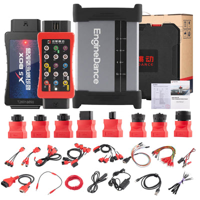 EngineDance X5 2-in-1 Pemrograman ECU & Diagnostik Truk dengan Kotak X5 Konfigurasi Lengkap