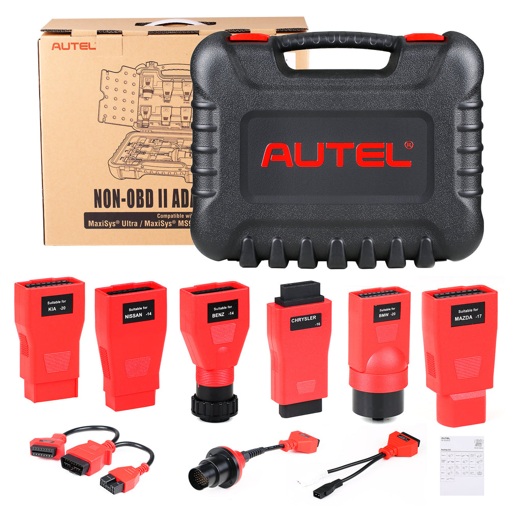 Autel MaxiSys MSOBD2KIT Non-OBDII Adapters Kit, Compatible Ultra MS919 MS909 MK908 Elite II MP808 MK808, OE-Compliant Connectors, 1 Year Warranty