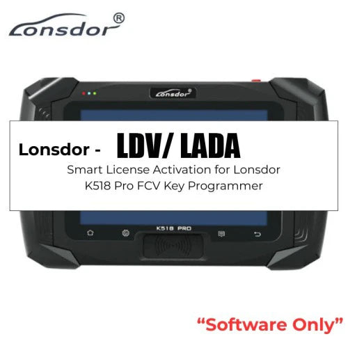 Lonsdor K518 PRO FCV 버전 키 프로그래머용 LADA 라이선스 활성화