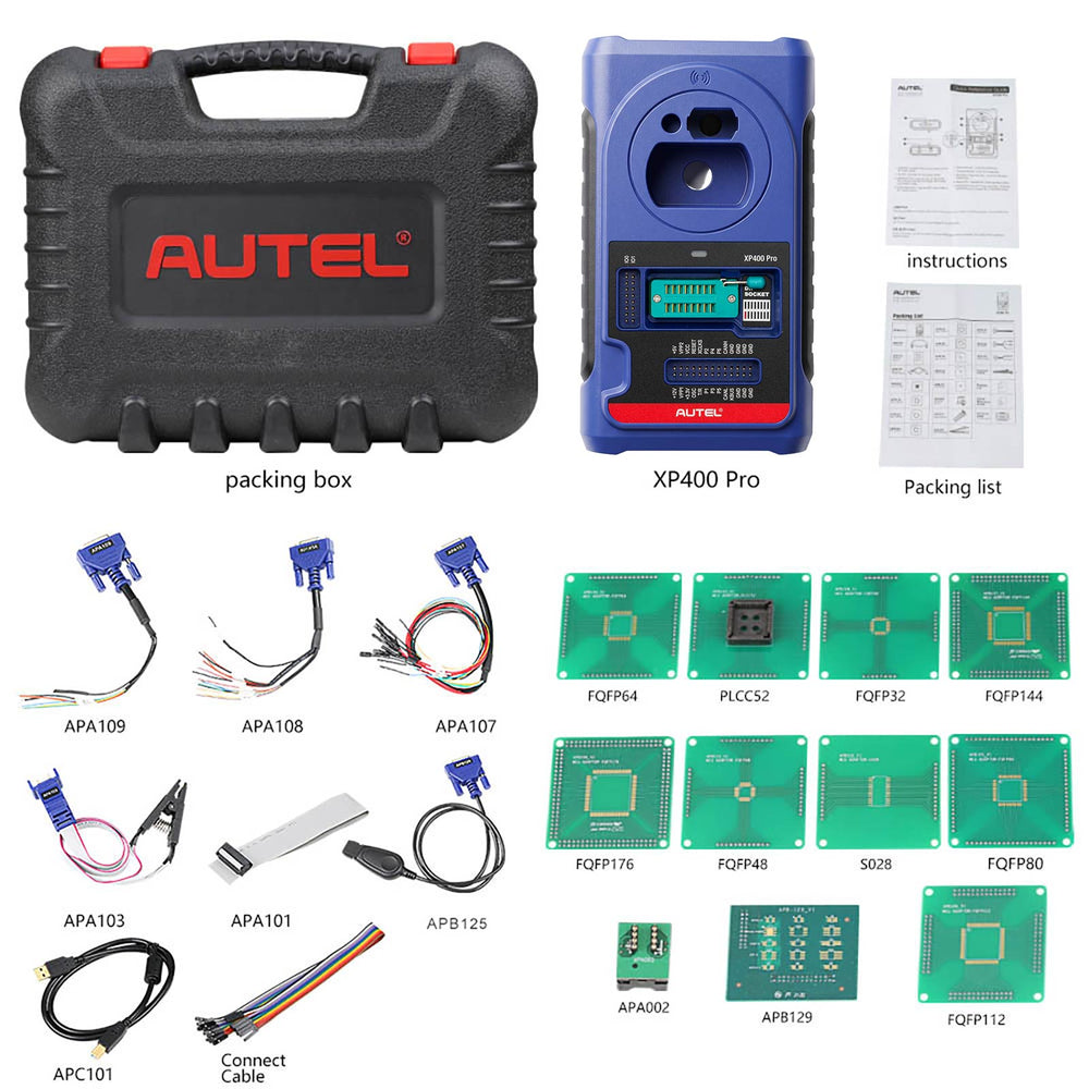 Programmeur de clé et puce Autel XP400 PRO compatible avec Autel IM508 IM608 IM608PRO IM100 IM600