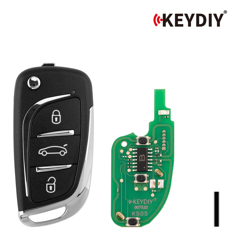KEYDIY KD B11-3 (NEW) Universal Flip Remote Key 3 Buttons