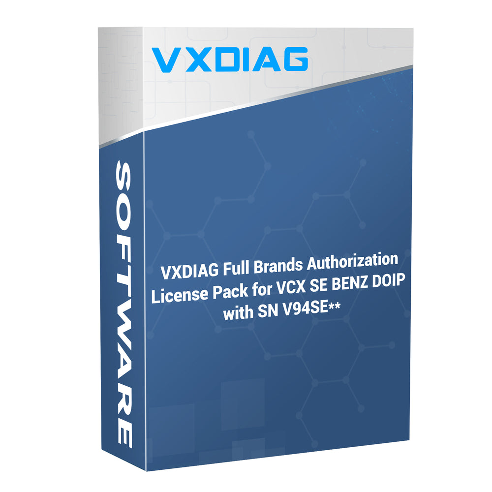 VXDIAG VCX SE BENZ Full Brands Authorization License Pack with SN V94SExxxxx