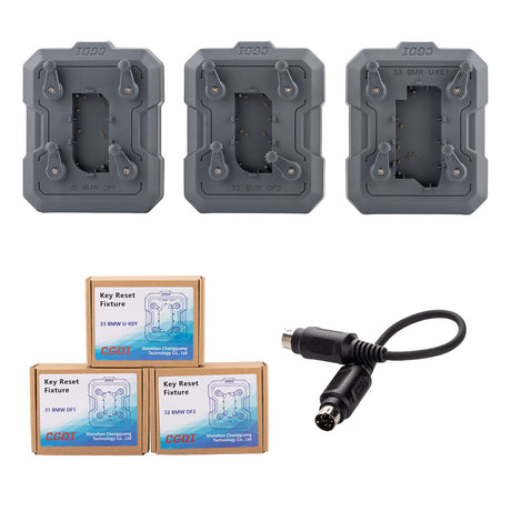 New CGDI BMW BDC2, BDC3, U-Classis/BCP Key Read & Write Fixture – 3pcs/Set, Compatible with CGDI K2