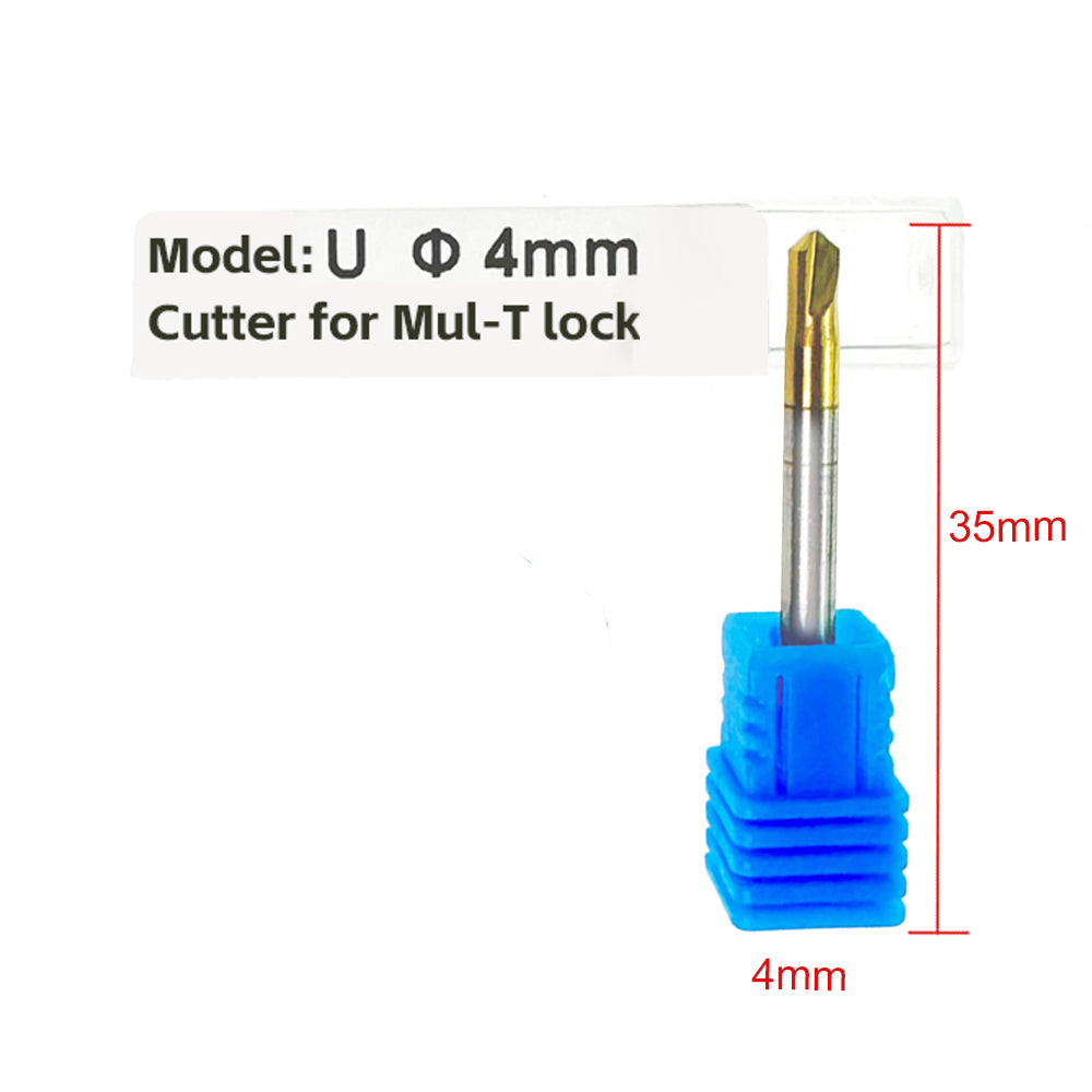 U Cutter for Mul-T Lock Key for 2M2 Tank Key Cutting Machine