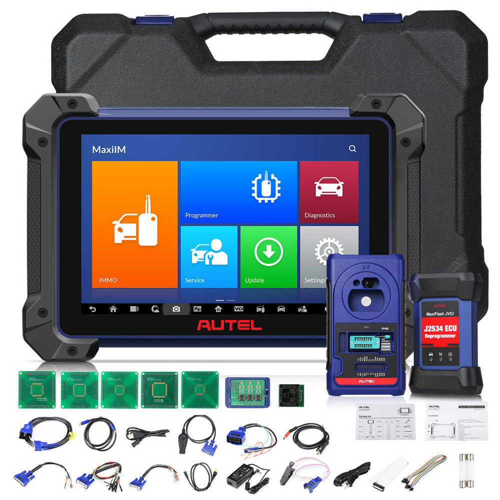 Autel MaxiIM IM608 Enhanced XP400 Key Programmer & J2534 ECU Programmer, IMMO Key Programmer Car Diagnostic Tool with Bi-Directional Control