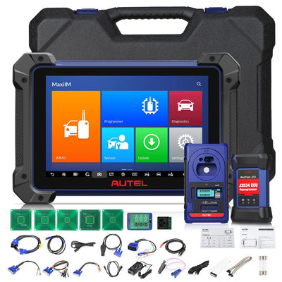 Autel MaxiIM IM608 Enhanced XP400 Key Programmer & J2534 ECU Programmer, IMMO Key Programmer Car Diagnostic Tool with Bi-Directional Control