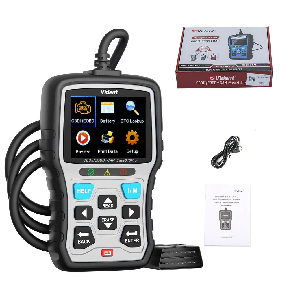 VIDENT iEasy310 Pro Enhanced OBD2 Automotive Scanner Professional OBDII Code Reader Engine Fault Scan Tool Car Diagnostic Tool