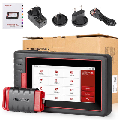 THINKCAR ThinkScan Max 2 Full System Diagnostic 28 Maintenance Functions Lifetime Free Update Support CAN-FD