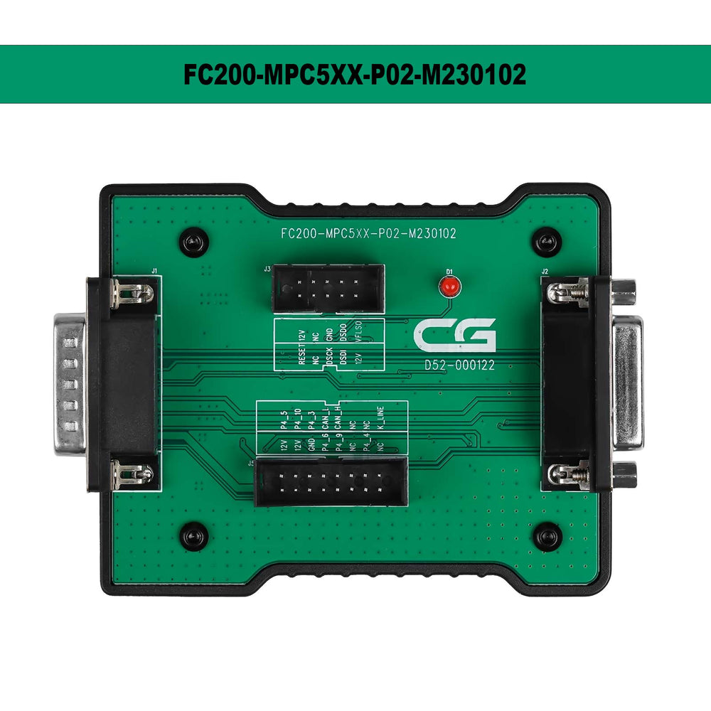 Adaptateur CG FC200 MPC5XX FC200-MPC5XX-P02-M230102 pour BOSCH MPC5xx, lecture/écriture de données sur banc, supporte EDC16/ME9.0/MED9.1/MED9.5