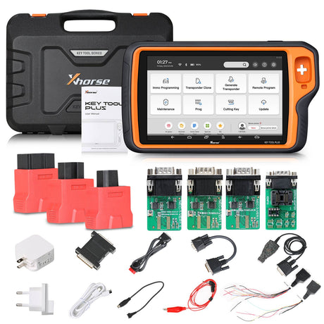 Xhorse VVDI Key Tool Plus Pad Global Advanced Full Version with VW MQB48 NEC35XX License, BMW Bench ISN Read and BMW Motorcycle License