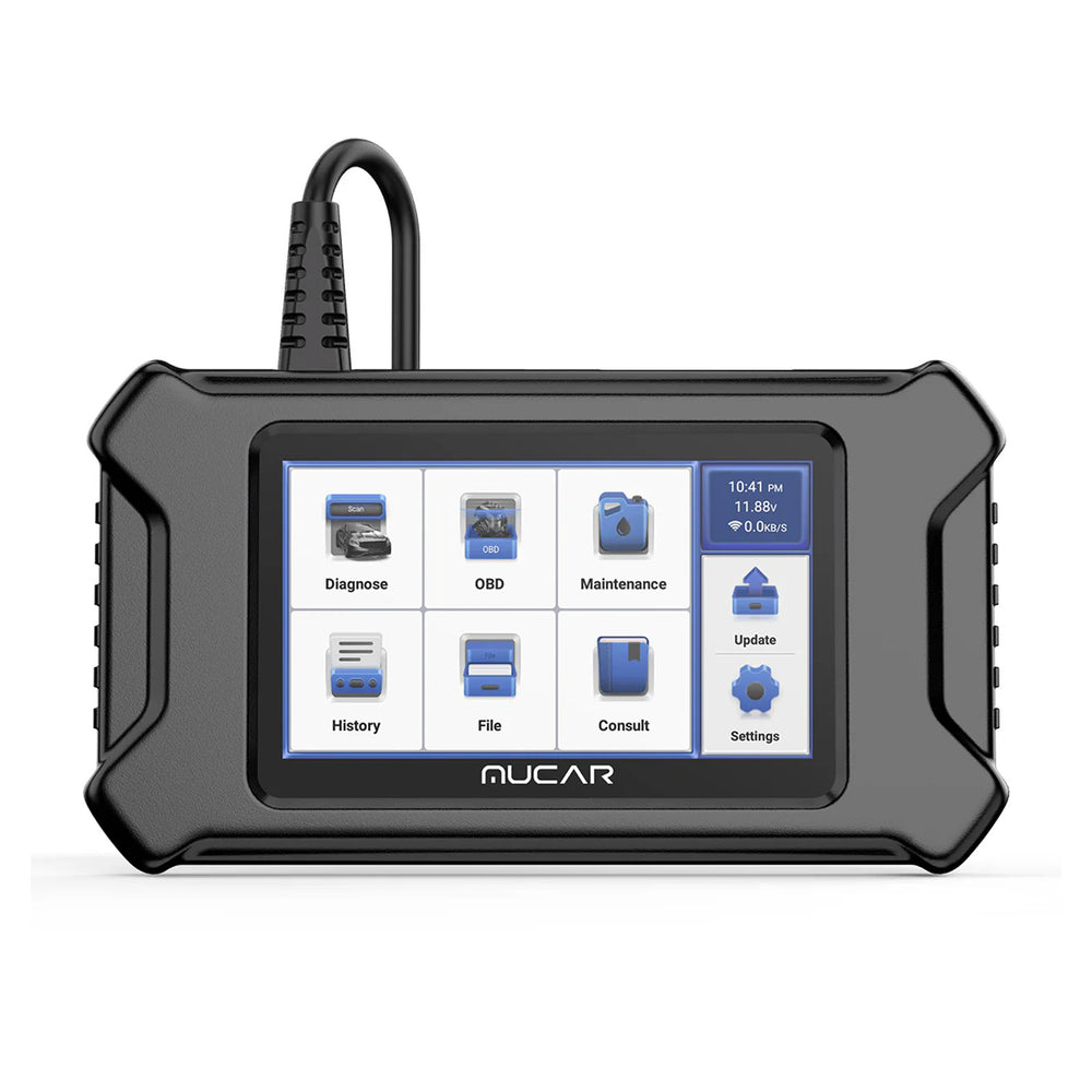 THINKCAR MUCAR CS90 Diagnostic Scanner Supports Engine System Diagnoses, 28 Reset Service Functions, ECM Diagnosis, Full OBDII Diagnostics