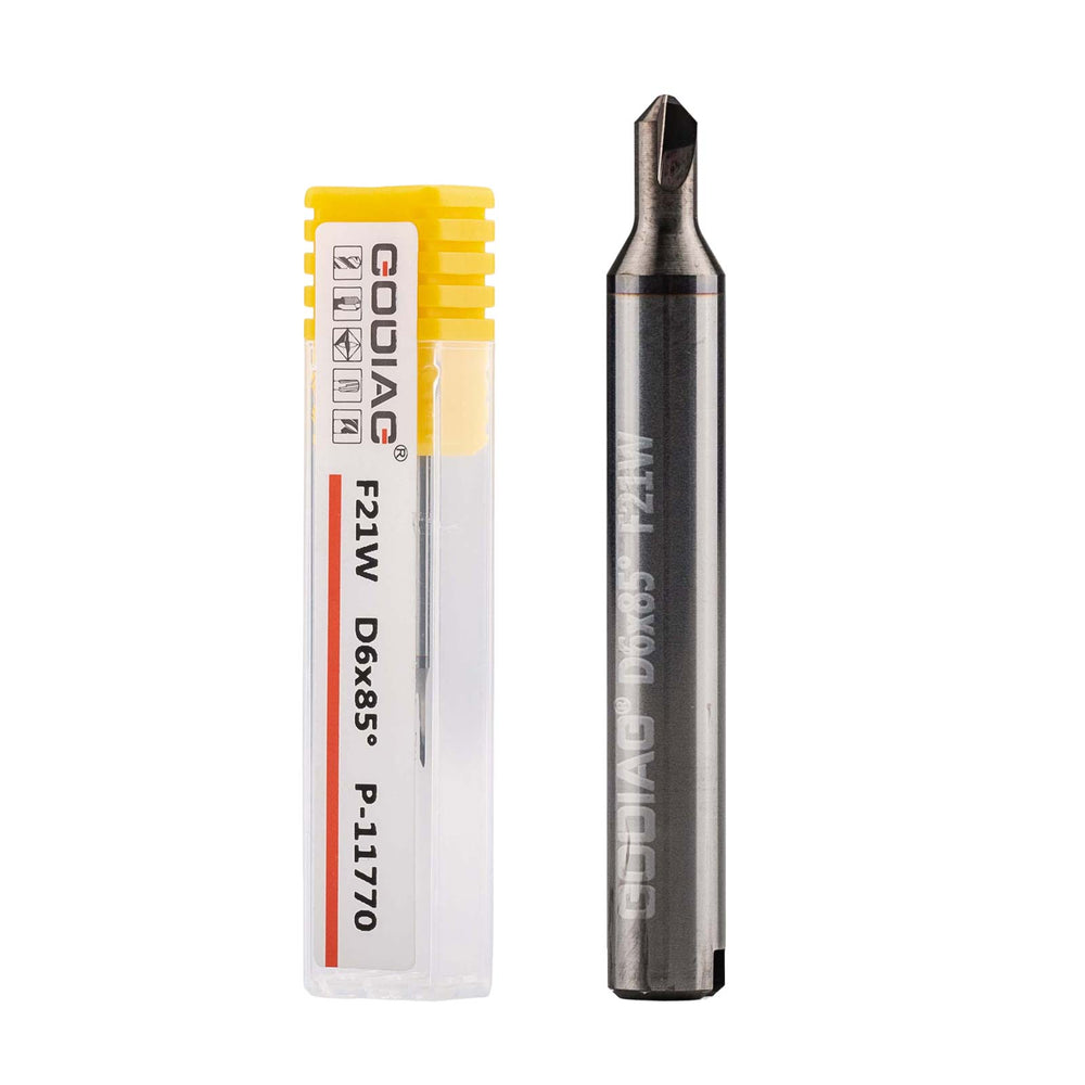 GODIAG F21W 85° Dimple Cutter φ3.2x5xD6x85°x40x1T-P-0.8 For SILCA MATRIX PRO, MATRIX EVO, MATRIX SLX, MATRIX SX, MATRIX S
