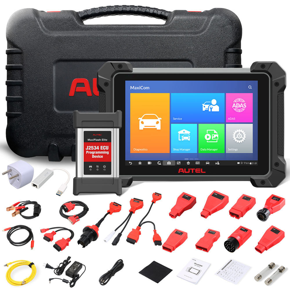 Autel MaxiCOM MK908P Update Version of MS908P Auto Diagnostic Tool OBD2 Scanner All System ECU Coding J2534 ECU Programming Bi-directional Control