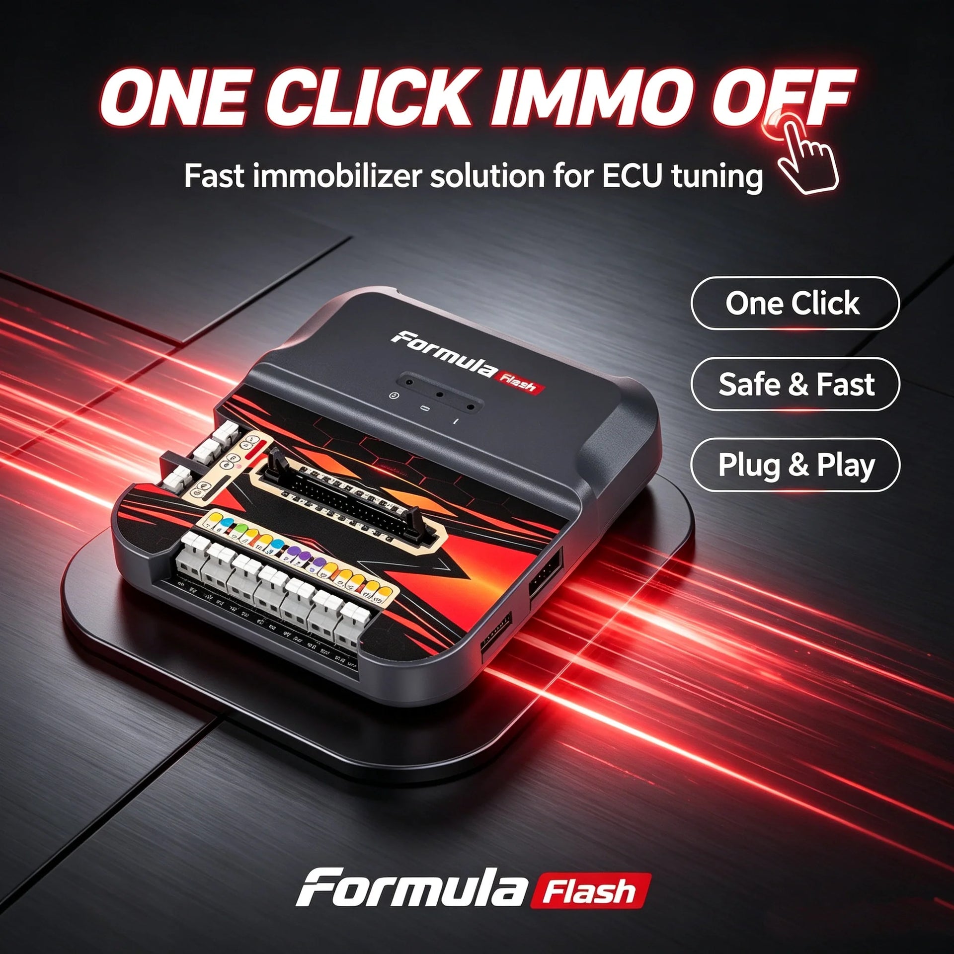 Formula Flash One-Click Immo Off Function for ECU Repair