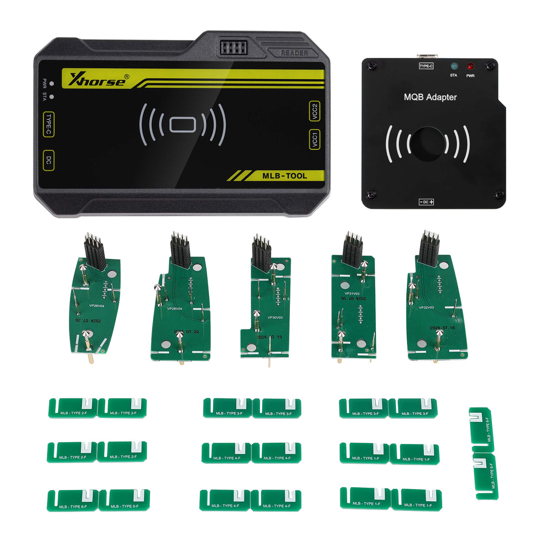 Xhorse VVDI Alat MLB + XDMLBPGL Adapter Tanpa Solder + XDMQBAGL Adapter MLB MQB48