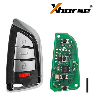 Xhorse XSDFX2EN XS Series Small Knife Style Universal Smart Key 4 Buttons 5pcs per Lot