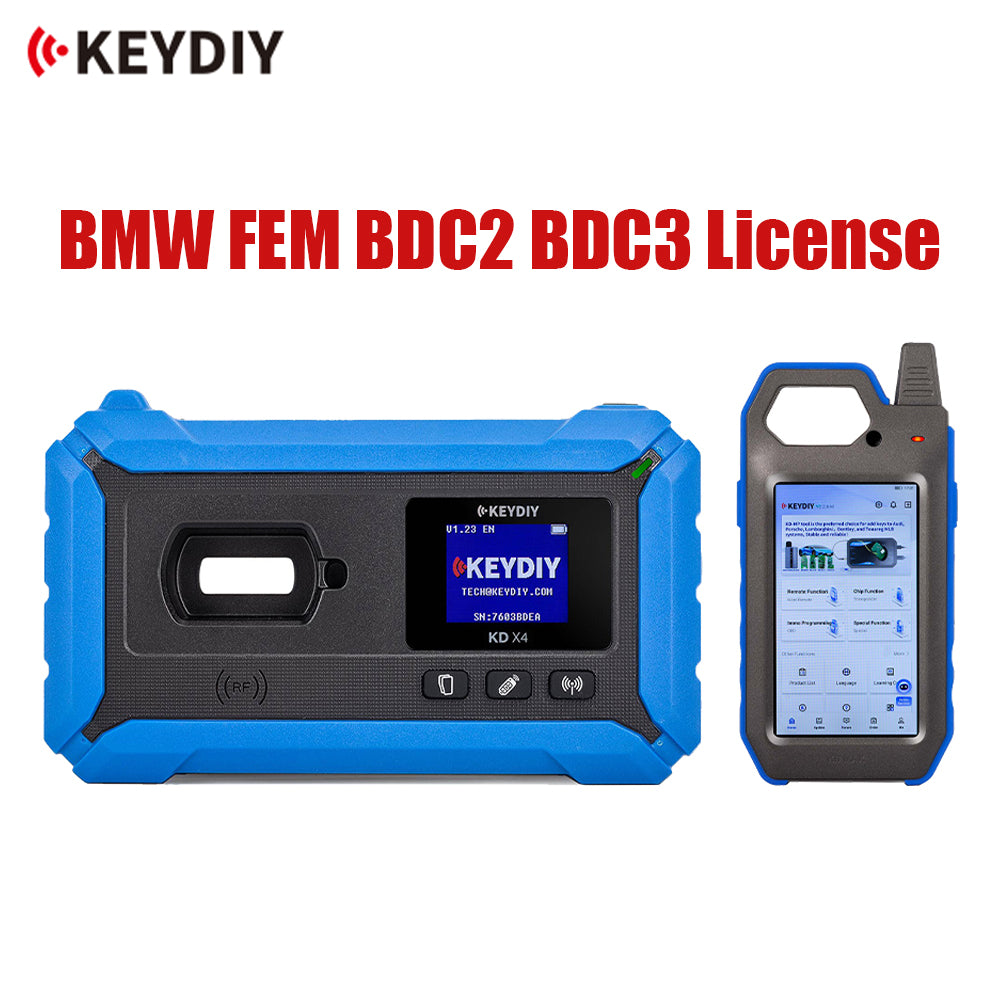 Лицензия KEYDIY для клонирования ключей BMW G/U BDC2 BDC3 BCP + программное обеспечение для программирования FEM/BDC  