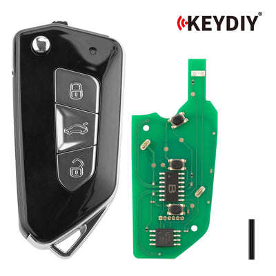 KEYDIY KD B34-3 Universal Flip Remote Key 3 Buttons for VW Type