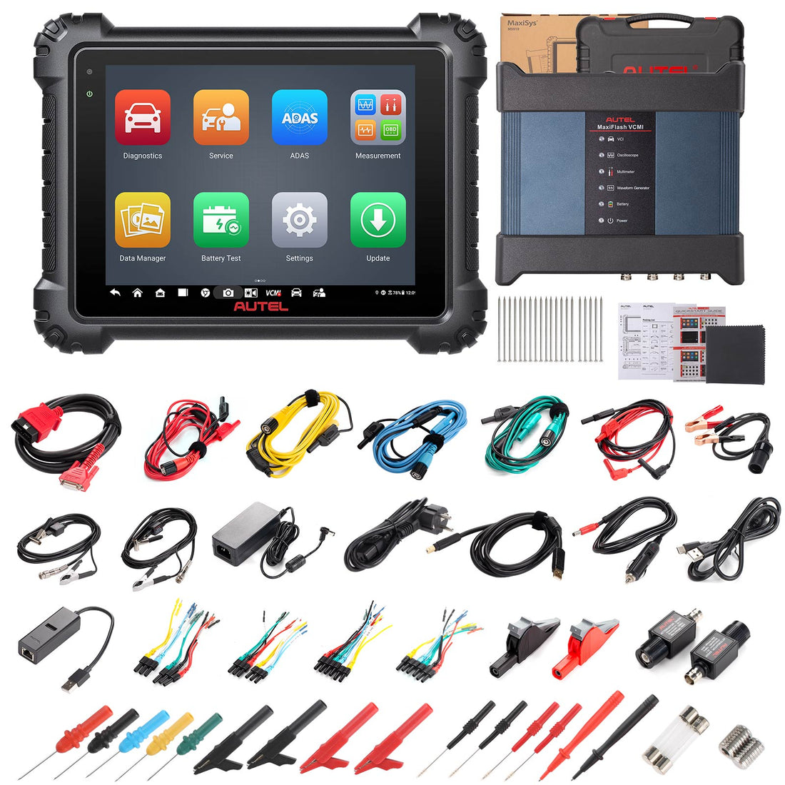 Autel MaxiSYS MS919 Diagnostic Tablet with 5 in 1 VCMI Same as MSUltra Supports Online Programming, Topology 2.0, Motor TruSpeed Repair