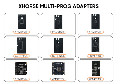 Xhorse Multi Prog Adapters for EEPROM and FLASH 9pcs/set