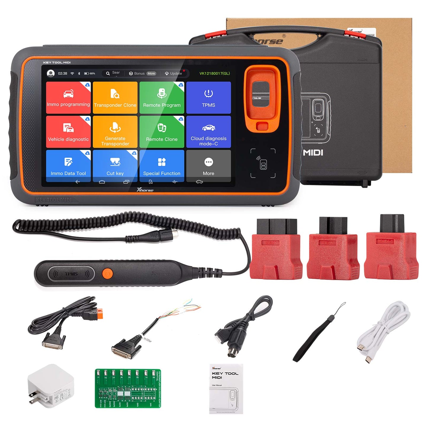 2026 Xhorse Key Tool MIDI All-in-One Advanced Version for IMMO/ TPMS/ Programming/ Diagnostics Tool