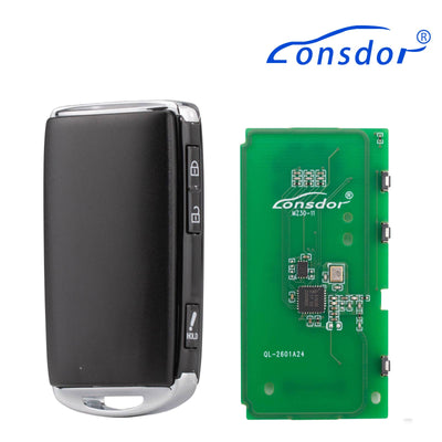 LONSDOR MZ30-14 Remote Key 3 Buttons Supports ID49 315MHz 433.92MHz for Mazda