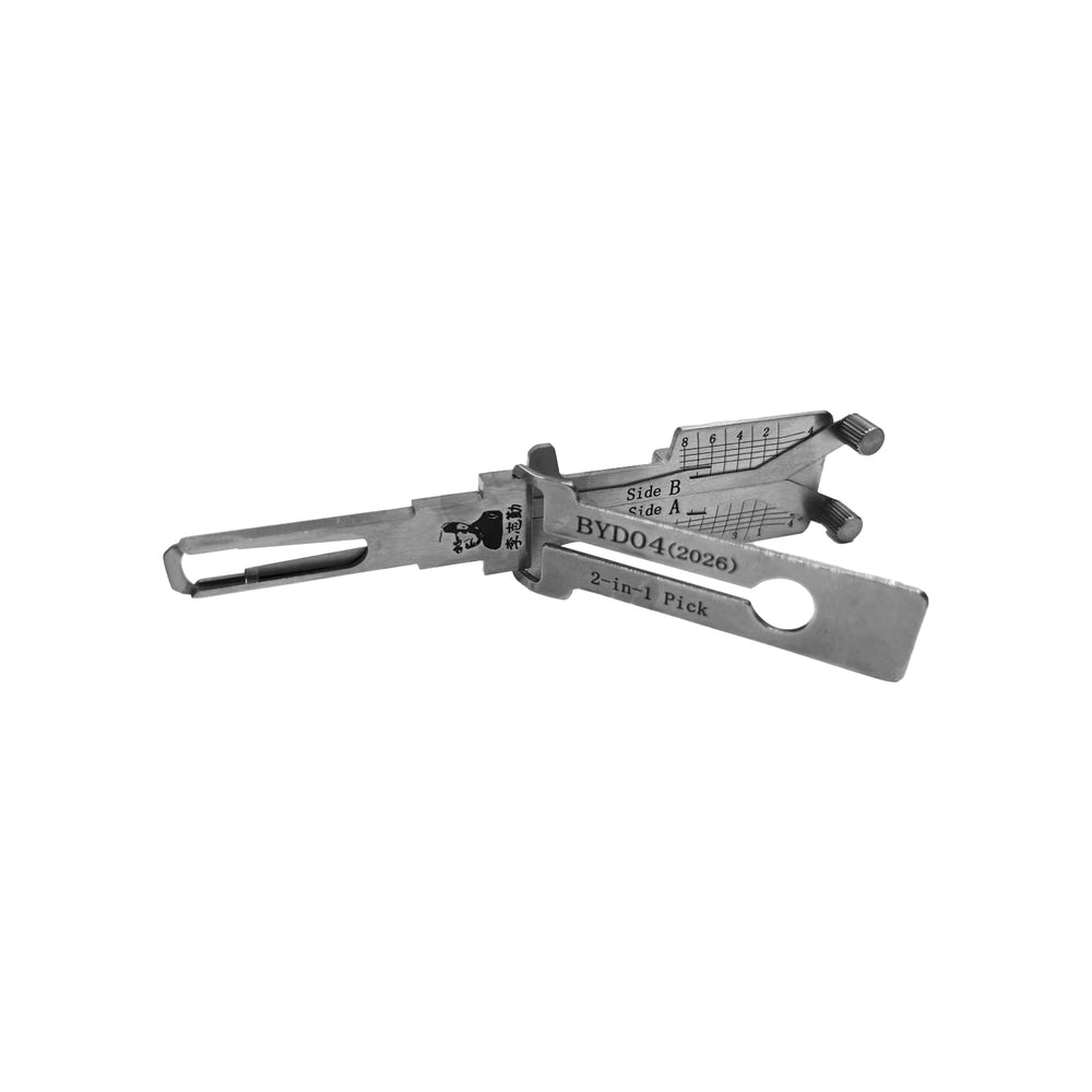 LISHI BYD04 (2026) Internal Milling 2‑in‑1 Pick & Decoder for BYD Tang DM & Tang EV Models