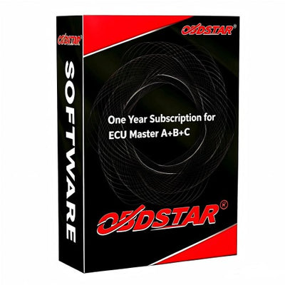 One Year Software Subscription for OBDSTAR ECU Master Configuration A+B+C