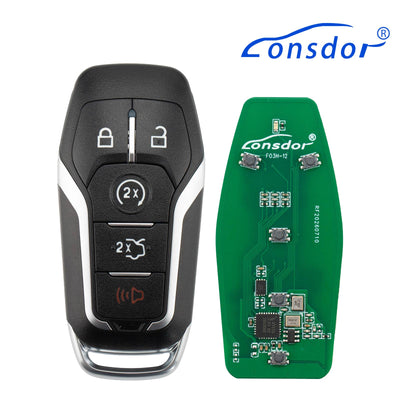 LONSDOR FO3H Serie Smart Key FO3H-13 Unterstützt ID46 ID49 Hochfrequenz 902/868MHZ 5 Tasten für Ford