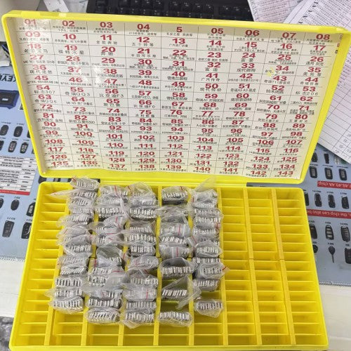 [10 Buah per Model] Set Bilah Kunci Lengkap yang Kompatibel dengan VW, Ford, Toyota, BMW, Chrysler, Benz, Hyundai, Mazda, dan Lainnya