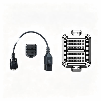 Kabel OBDSTAR HD009 (MD1CE100 36P, HDB15) Digunakan dengan ECU Master