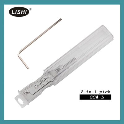 LISHI SC4-L Civilian Tool (Reverse Handing) 2-in-1 Pick & Decoder for 6-Pin Schlage Keyway