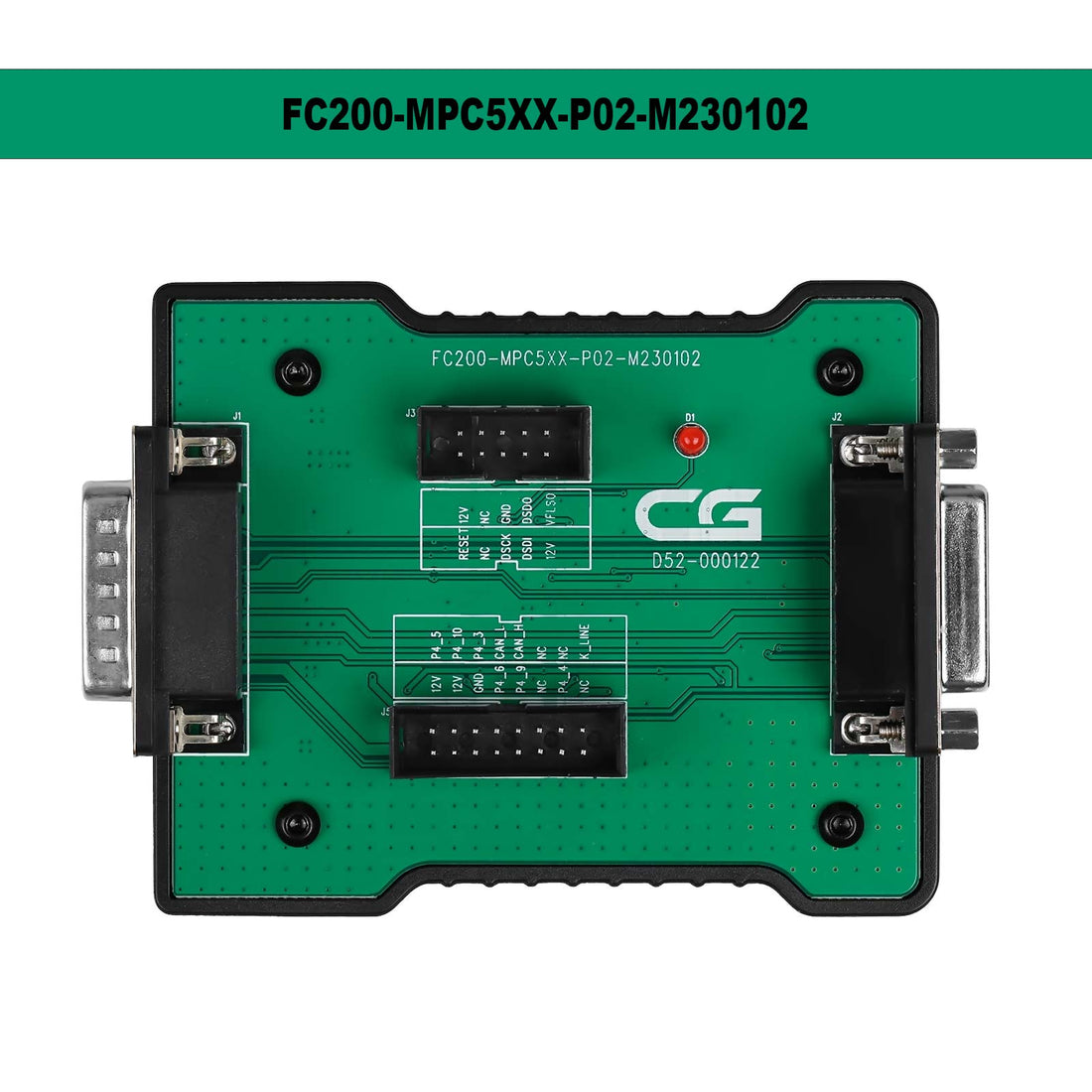 Адаптер CG FC200 MPC5XX FC200-MPC5XX-P02-M230102 для BOSCH MPC5xx, чтение/запись данных на стенде, поддержка EDC16/ME9.0/MED9.1/MED9.5  