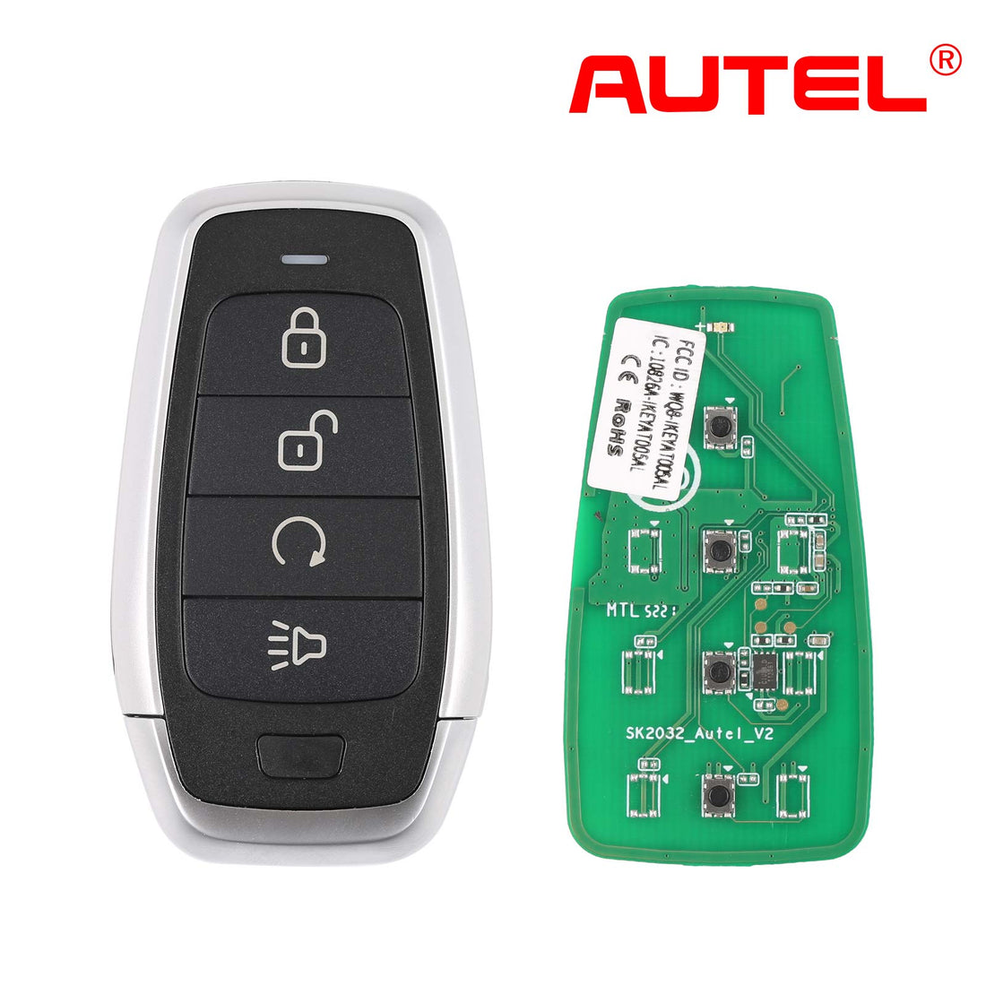 AUTEL IKEYAT004BL 4-Tasten Universal-Smart-Key mit Fernstartknopf 10 Stück/Los