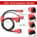 Xtool FCA 12+8+2 Chrysler Dodge Jeep Bypass Cable for Xtool X100 PAD2, PAD3, A80 Pro, D7 D8, D9, D9Pro, EZ400 PRO IK618 IP616 IP819