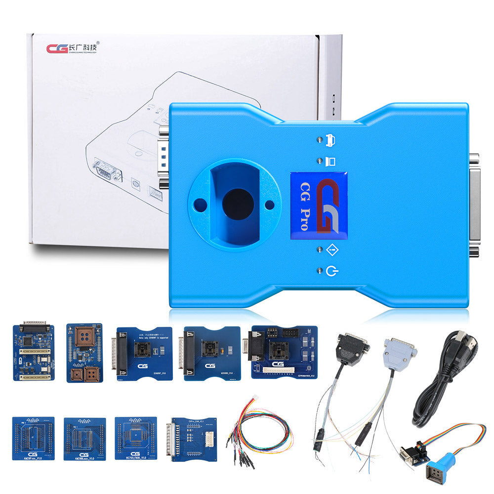 CG Pro Programmer 9S12 Versi Lengkap dengan Semua Adapter Mendukung 35160WT/ 35080/ 35128 Pembaruan Online Gratis Seumur Hidup
