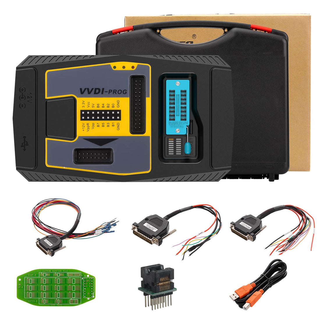 Xhorse VVDI PROG V5.3.8 Programmierer – Mehrsprachiger ECU, MCU, IMMO und EEPROM Leser/Schreiber